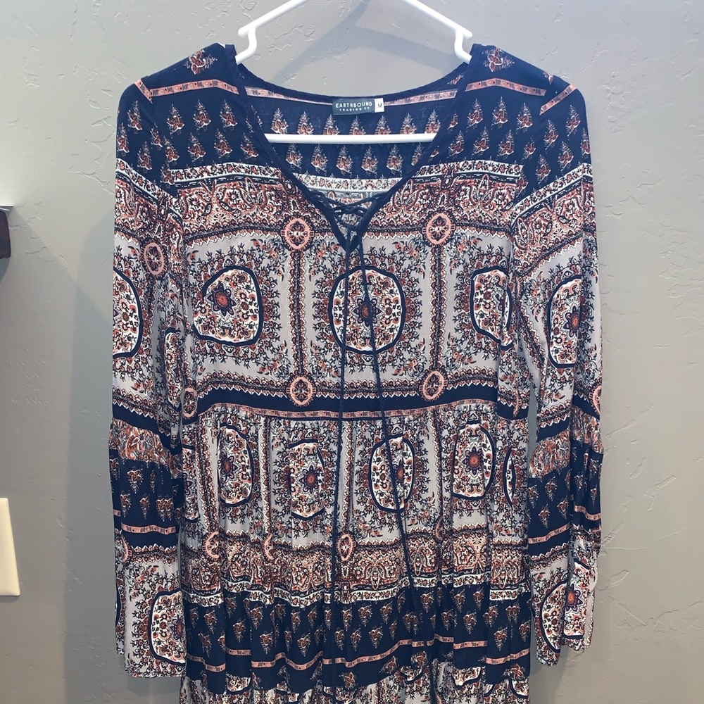 EARTHBOUND Designed Long sleeve dress!!